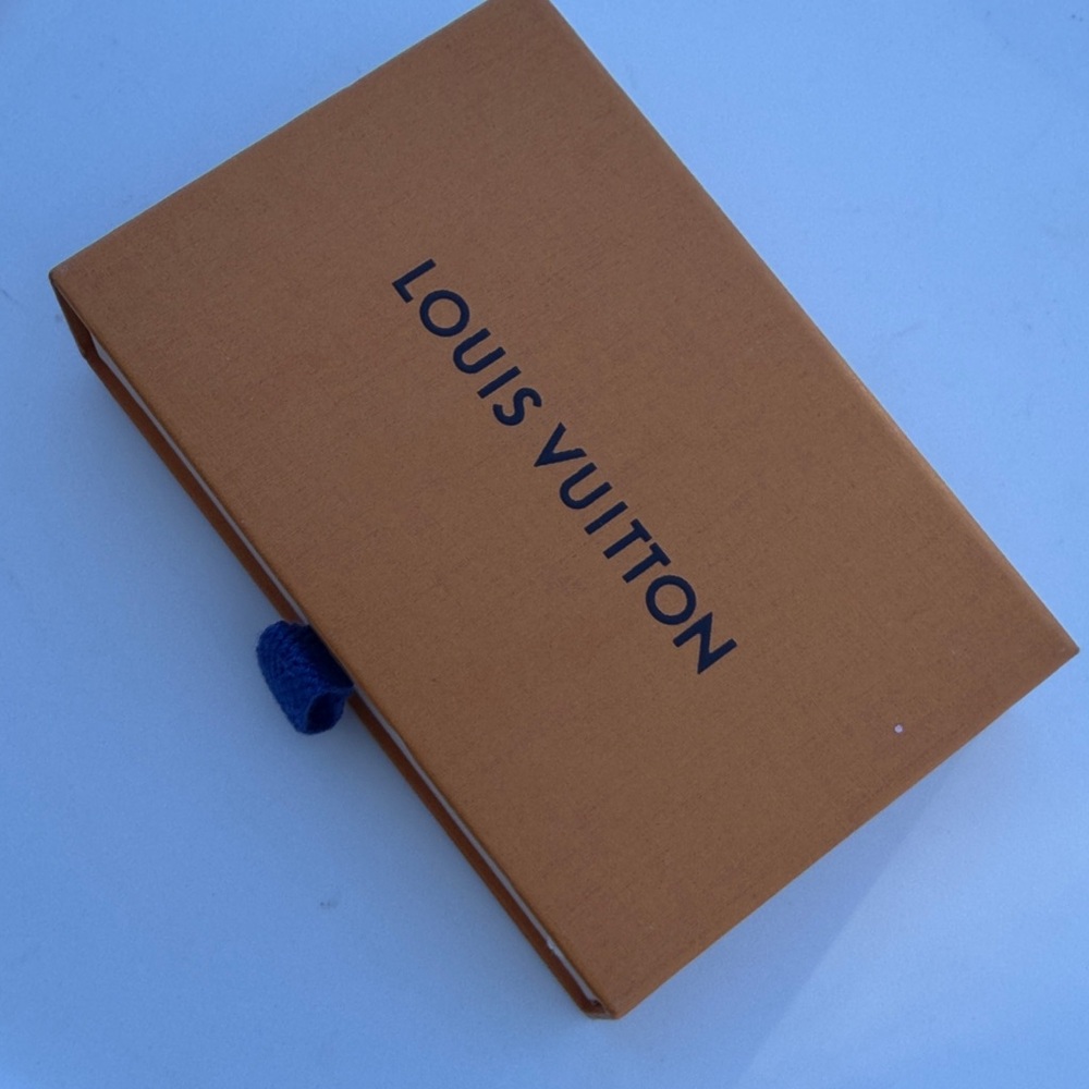 Louis Vuitton Orange Presentation Box with Navy Pull Tab